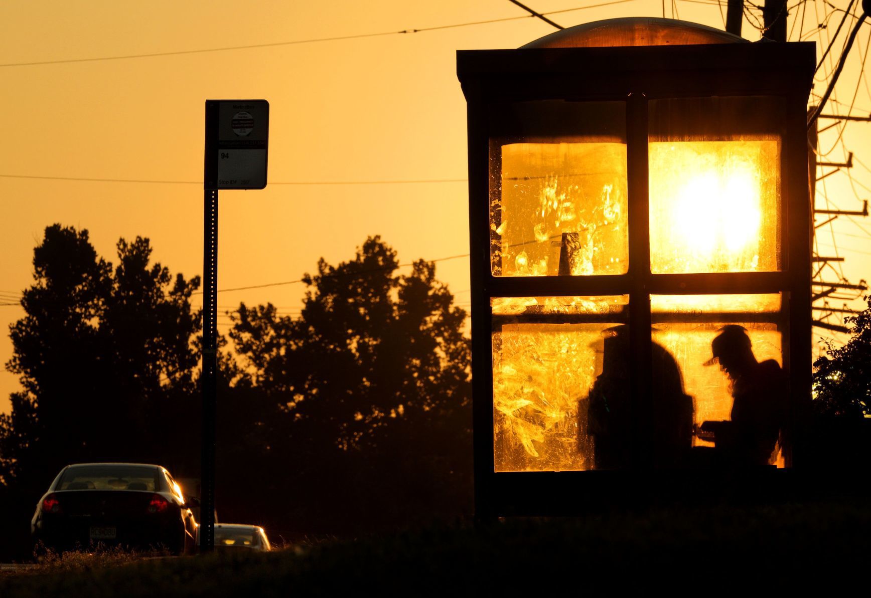 Morning commute home